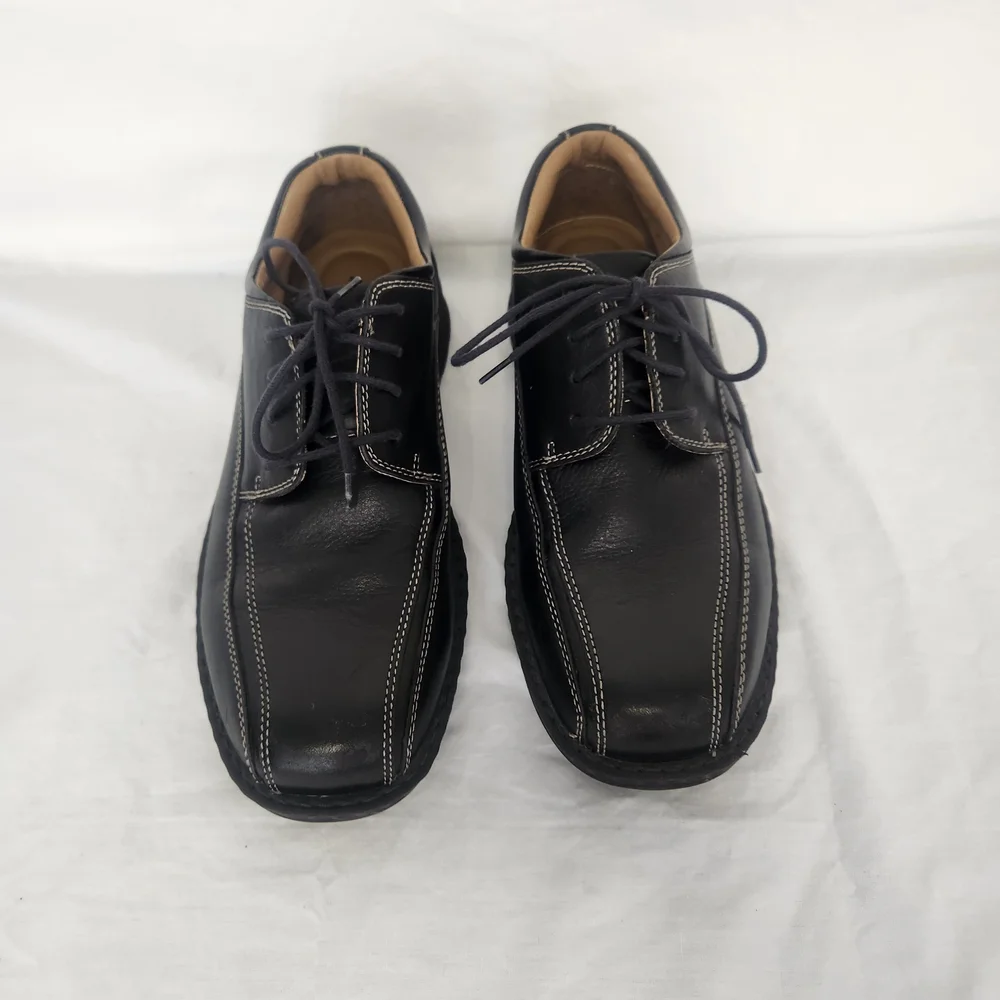 Dockers‎ Black Leather Oxfords